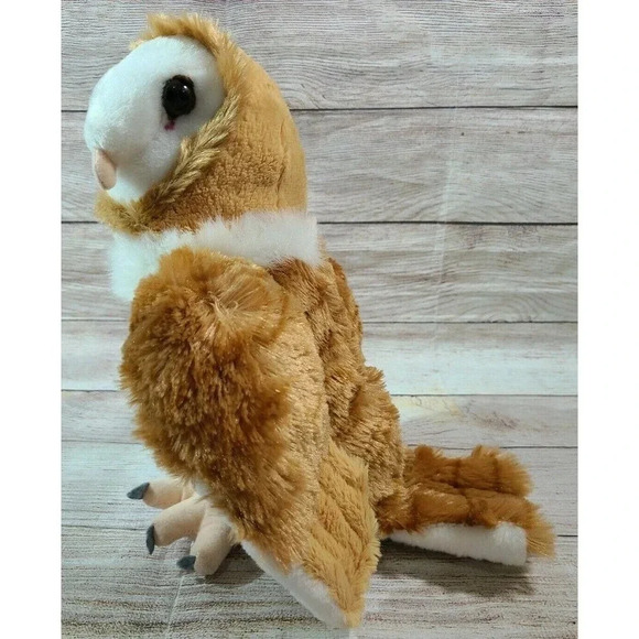 Wild Republic Plush Barn Owl Stuffed Animal Realistic Lifelike Soft 12" - Picture 2 of 5